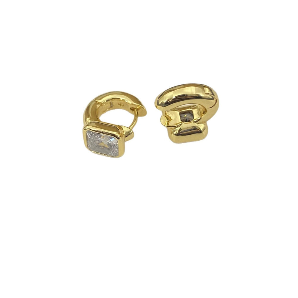 Kate SPADE Geometric Rhinestone Retro Earrings - Picture 5 of 8